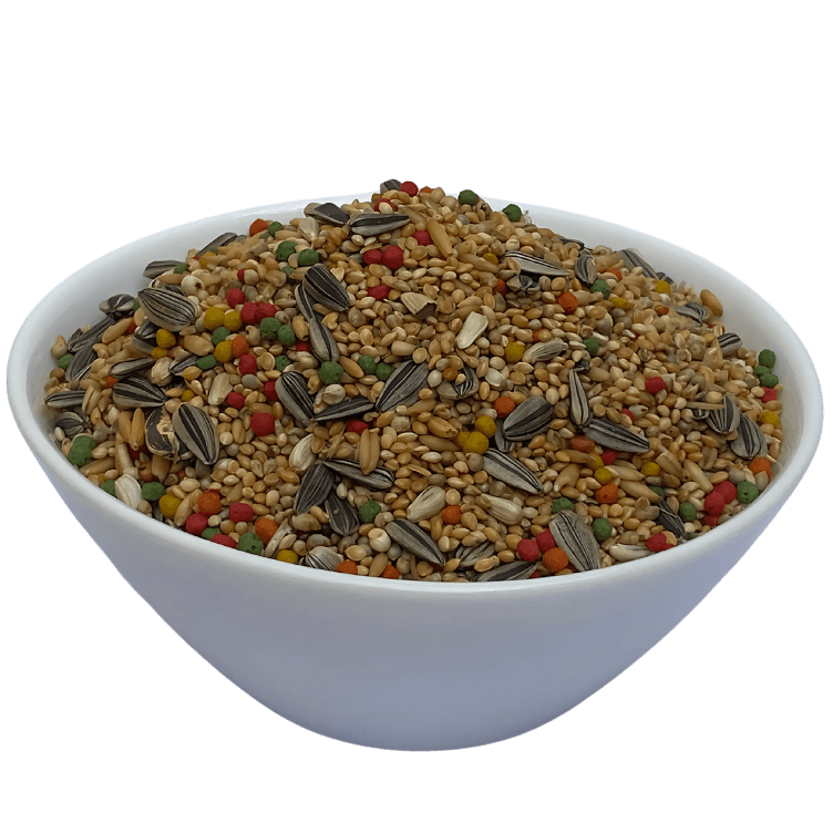 Misturas para pássaros calopsitas com semente de abóbora Top Birds.